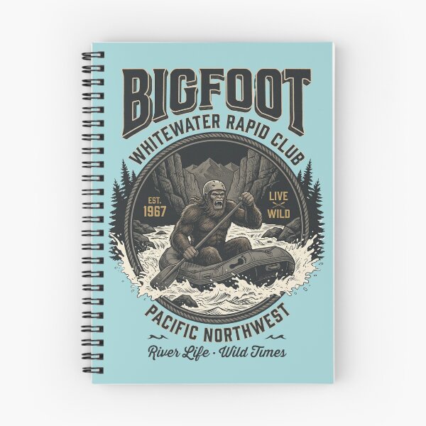 Item preview, Bigfoot Whitewater Rapid Club designed and sold by Roy & Tiffany.