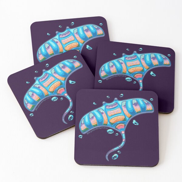 Item preview, Magical Manta Ray designed and sold by KrystalBStudios.