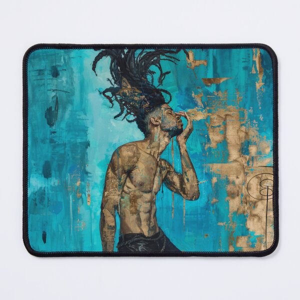 Item preview, Turquoise Soul Portrait designed and sold by DoubleDK.