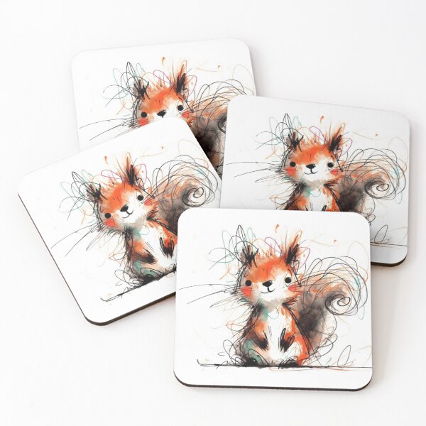 Item preview, Scribble Forest Friend Illustration designed and sold by AnyGil.