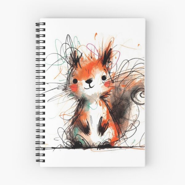 Item preview, Scribble Forest Friend Illustration designed and sold by AnyGil.