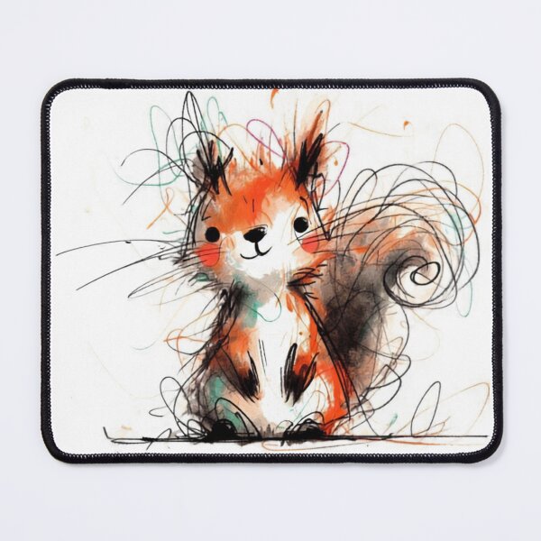 Item preview, Scribble Forest Friend Illustration designed and sold by AnyGil.