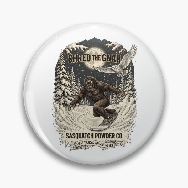 Item preview, Shred the Gnar Sasquatch Powder designed and sold by Roy & Tiffany.