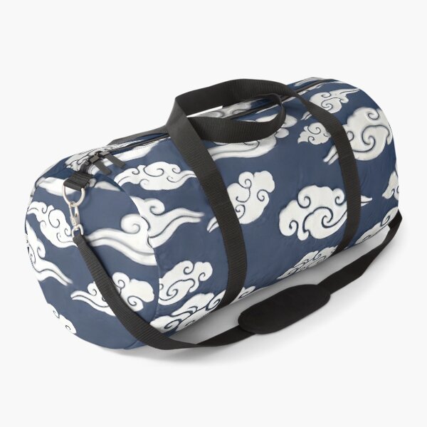 Item preview, Korean Traditional Silver Cloud Pattern on Navy Blue designed and sold by SOOstudio73.