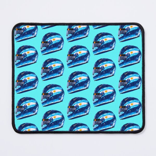 Item preview, Franco Colapinto Argentina Flag Helmet designed and sold by PitWallArt.