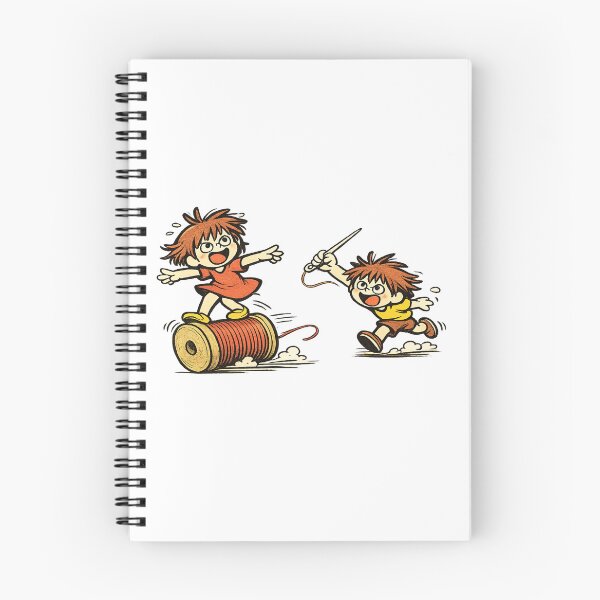 Item preview, Sewing Squad – Cute Boy & Girl Cartoon Characters designed and sold by EverStitchStudio ★★★★★.