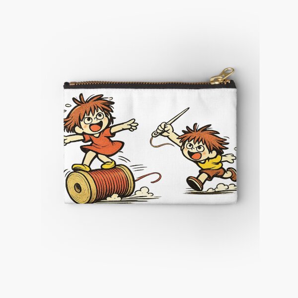 Item preview, Sewing Squad – Cute Boy & Girl Cartoon Characters designed and sold by EverStitchStudio ★★★★★.