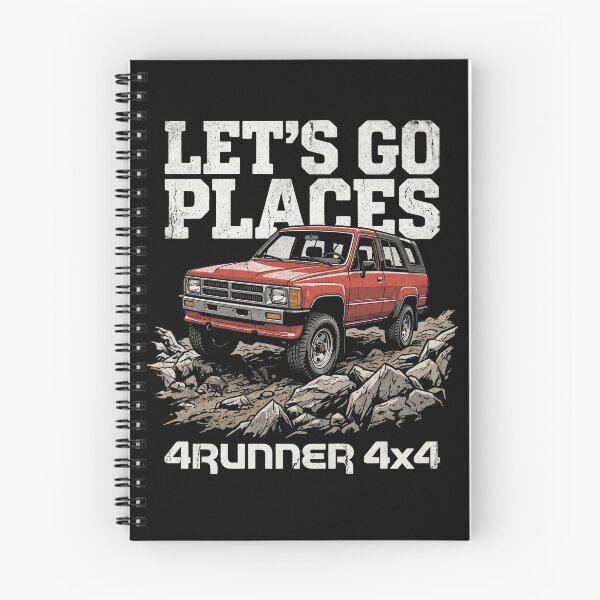 Item preview, Vintage Style 1st Gen 4Runner Let's Go Places 4x4 Off Road Red designed and sold by Off-Road-Zone.