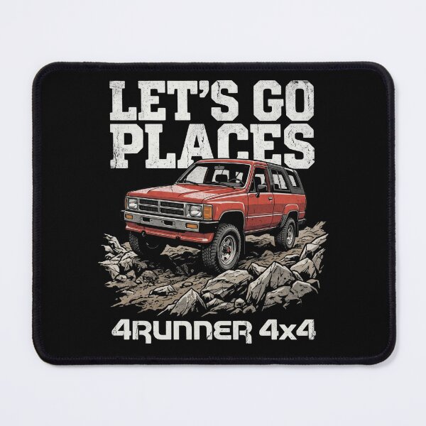 Item preview, Vintage Style 1st Gen 4Runner Let's Go Places 4x4 Off Road Red designed and sold by Off-Road-Zone.