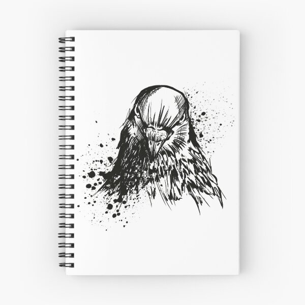 Item preview, Pigeon Ink Splatter Portrait designed and sold by Inkversed.