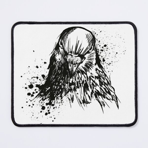 Item preview, Pigeon Ink Splatter Portrait designed and sold by Inkversed.