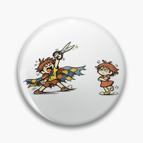 Item preview, Sewing Squad – Cute Boy & Girl Cartoon Characters designed and sold by EverStitchStudio ★★★★★.