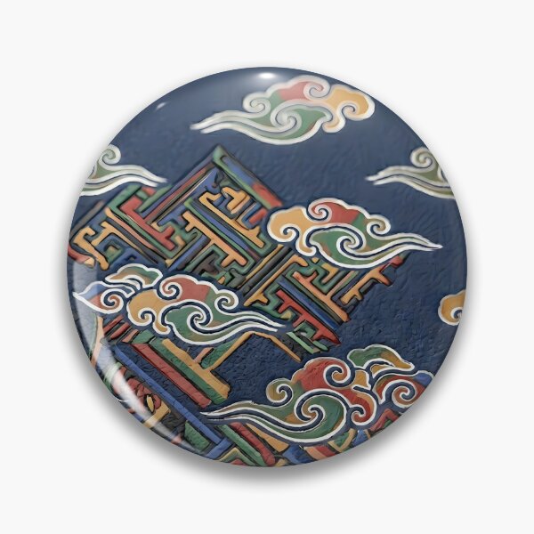 Item preview, ​Korean Traditional Dancheong Lotus Pattern - Aesthetic Art designed and sold by SOOstudio73.
