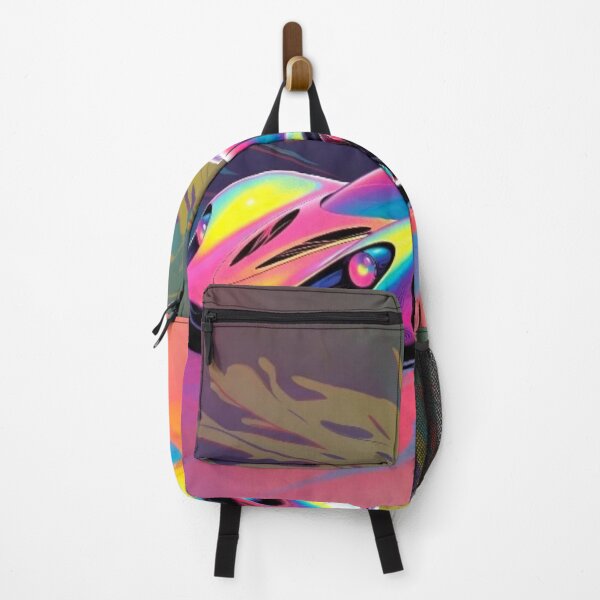 Item preview, Neon Light Burst Supercar - Organic Abstract Racing Art designed and sold by Nexus Space.
