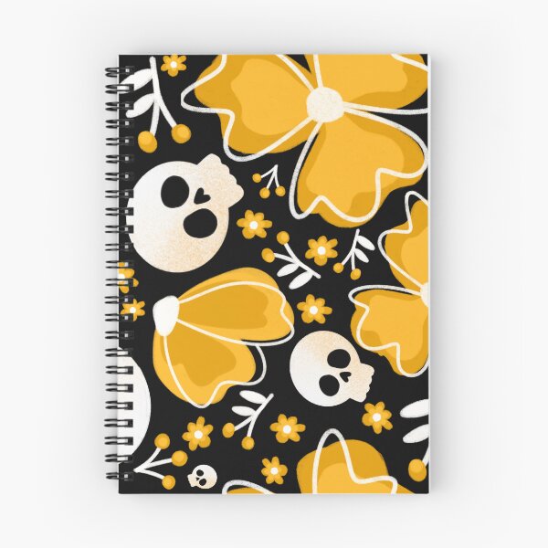 Item preview, Skulls in Yellow Wildflower Meadow large  designed and sold by studioaudrea.