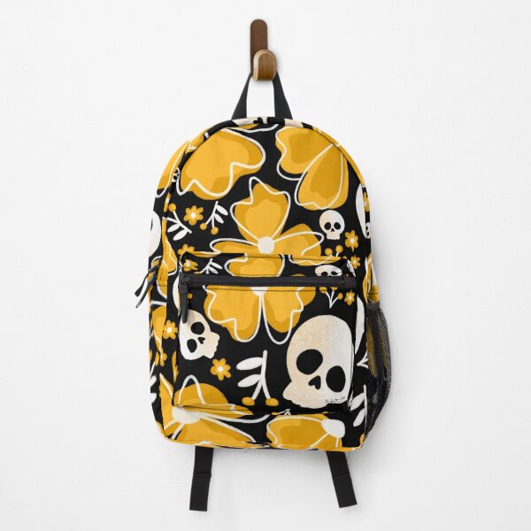 Item preview, Skulls in Yellow Wildflower Meadow large  designed and sold by studioaudrea.