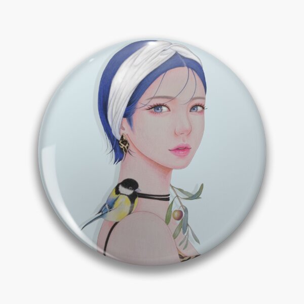 Item preview, Blue Headscarf Girl designed and sold by KJAStudio.