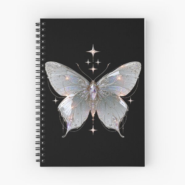 Item preview, Opal Glass Cyberpunk Butterfly – Crystal Y2K Aesthetic designed and sold by daila70.