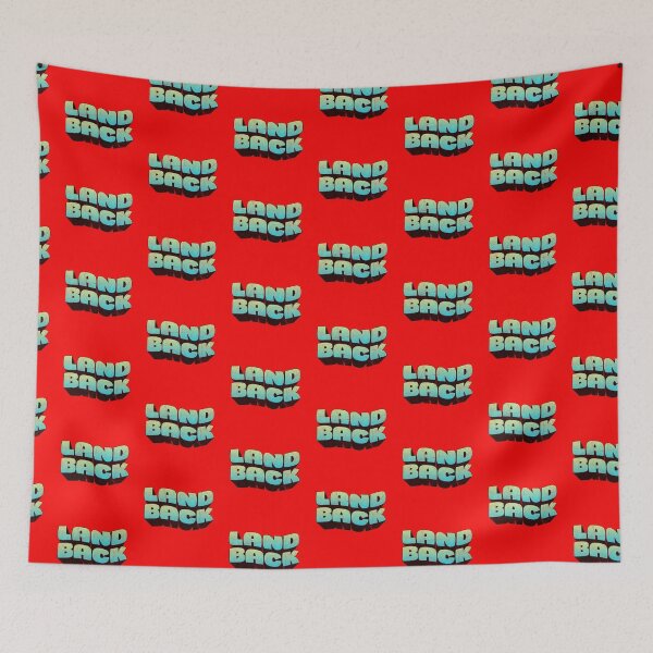 Item preview, land back indigenous resistance sticker designed and sold by dat-injun.