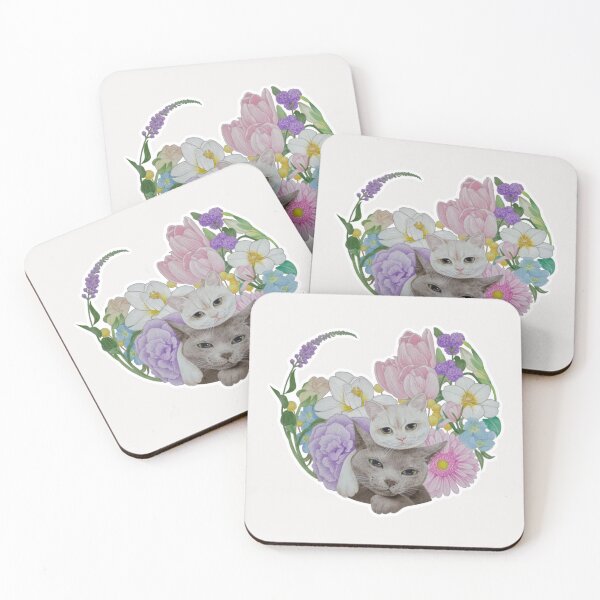 Item preview, Flower Cats designed and sold by KJAStudio.