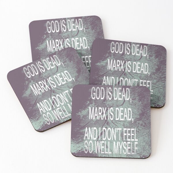 Item preview, "God is dead, Marx is dead and I don't feel so well myself" on Gustave Doré designed and sold by Luowl.