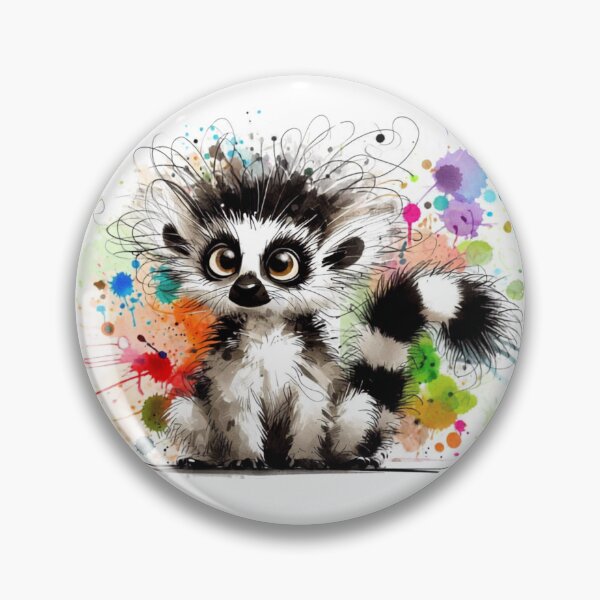 Item preview, Color Splash Lemur designed and sold by AnyGil.