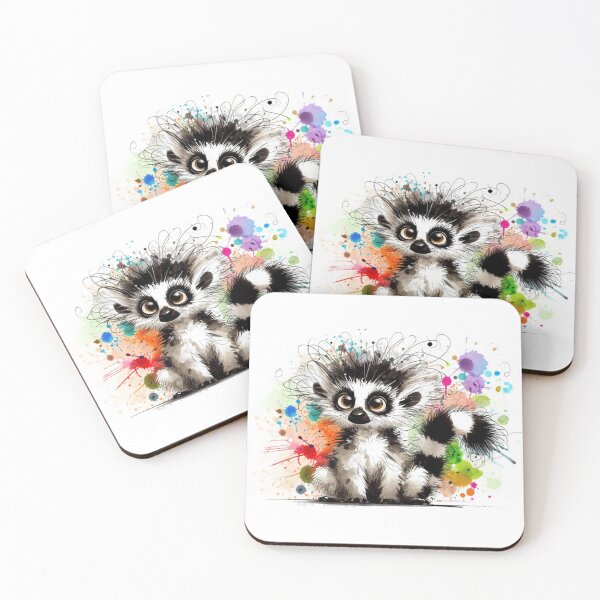 Item preview, Color Splash Lemur designed and sold by AnyGil.