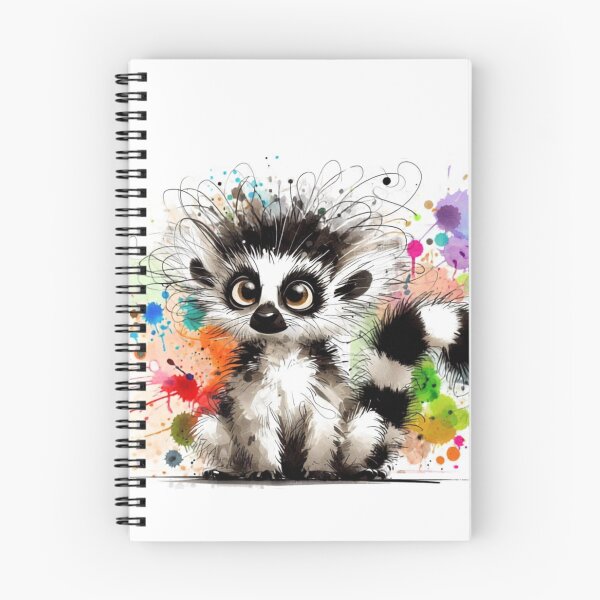 Artikelvorschau, Farbspritzer-Lemur entworfen und verkauft von AnyGil.