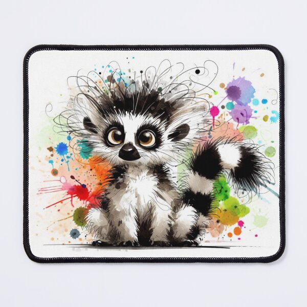 Item preview, Color Splash Lemur designed and sold by AnyGil.