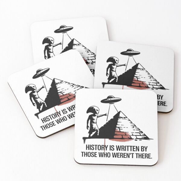 Item preview, Banksy Alien - History is written by those who weren't there designed and sold by 123ks.