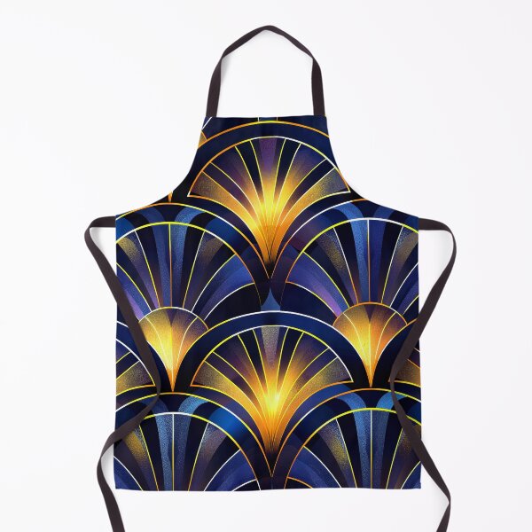 Item preview, Exotic Art Deco Blue And Golden Hues Pattern designed and sold by DEC02.