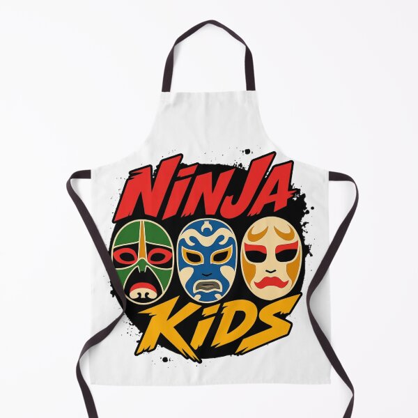Item preview, Ninja Kids Logo Action Masks Retro Style Two designed and sold by killem667.