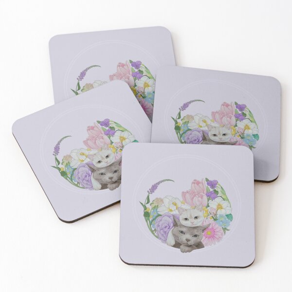 Item preview, Flower Cats designed and sold by KJAStudio.