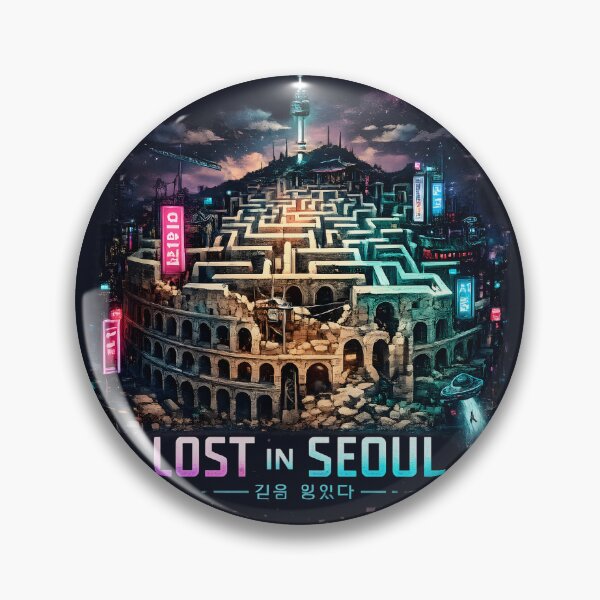 Item preview, Lost in Seoul | Neon City Maze designed and sold by MidnightCache.