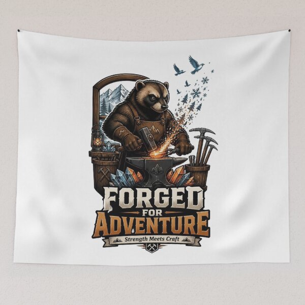 Item preview, Forged For Adventure Bear Summer designed and sold by Sovereign Supply Co..