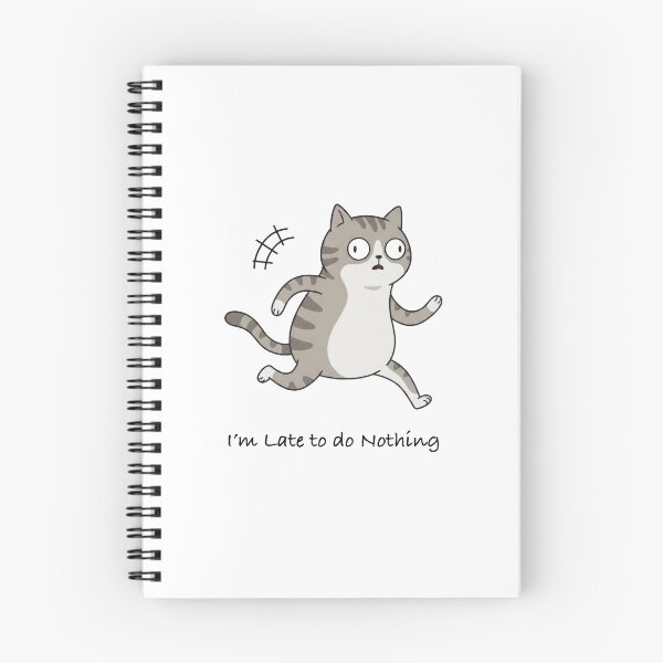 Item preview, Funny Weird Cat : Late to do nothing designed and sold by Woketoon.