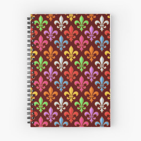 Item preview, Colorful 3D Fleur-de-lis Pattern Design - Red designed and sold by PatternTitan.