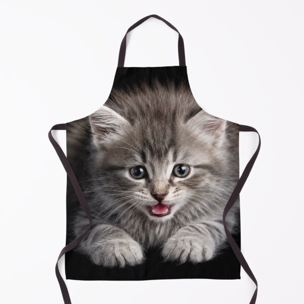 Item preview, Tiny Gray Kitten Says Hello designed and sold by Kimberly Palmer.