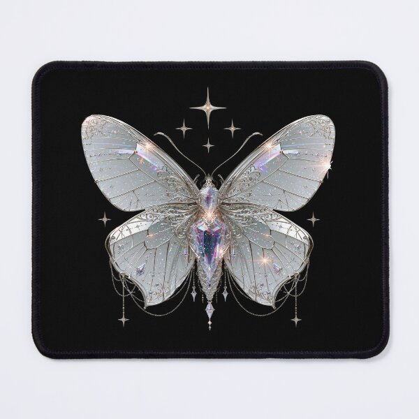 Item preview, Opal Glass Cyberpunk Butterfly – Crystal Y2K Aesthetic v2 designed and sold by daila70.