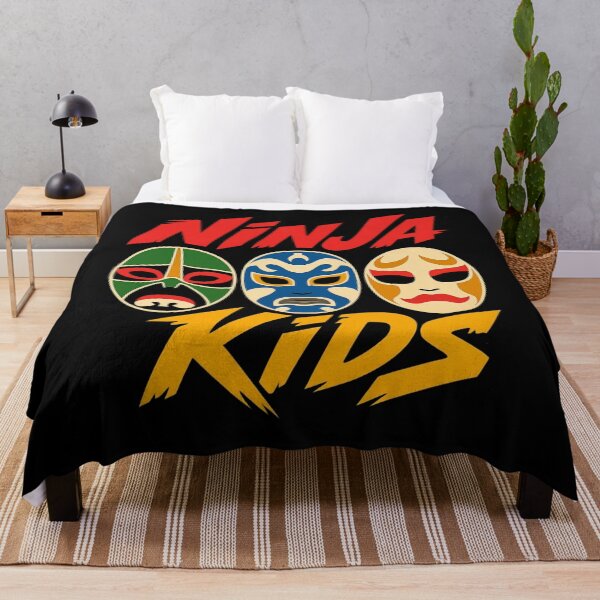 Item preview, Ninja Kids Logo Action Masks Retro Style designed and sold by killem667.