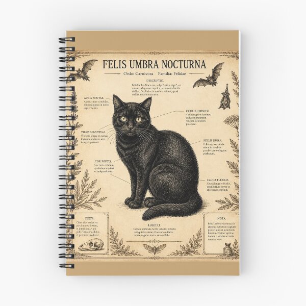 Item preview, Black Cat Vintage Naturalist Halloween T-Shirt designed and sold by SunnyDesign82.