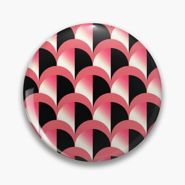 Item preview, Art Deco Pink Blush Half Fan Pattern designed and sold by DEC02.
