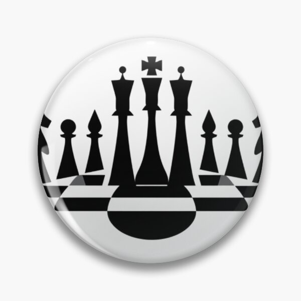 Item preview, Abstract Geometric Chess in Black and White designed and sold by Mangust-in.