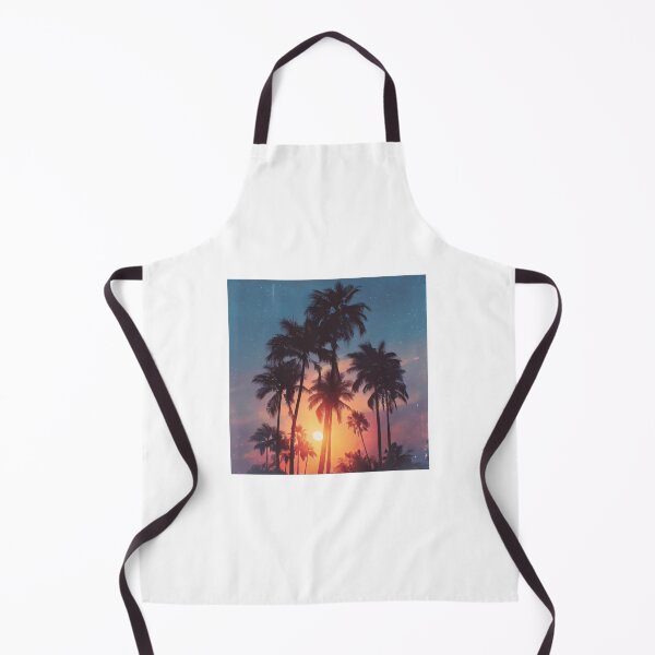 Item preview, Tropical sunset with palm trees designed and sold by AKoukisOfficial.