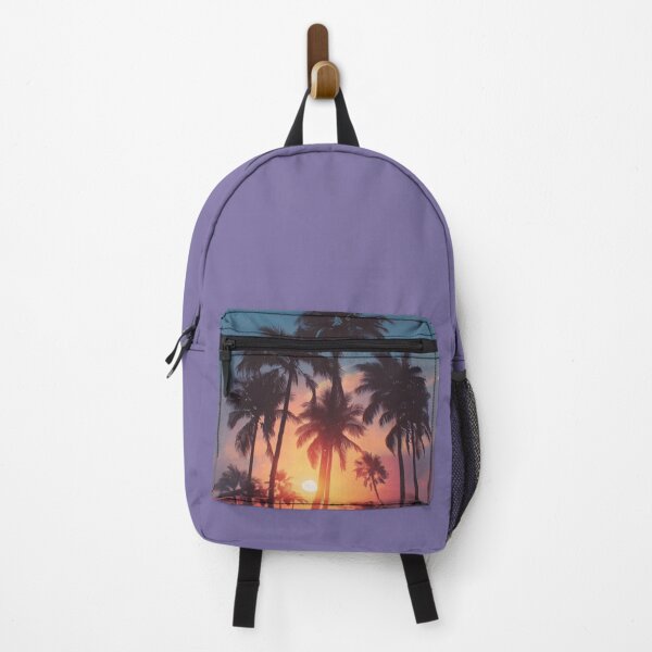 Item preview, Tropical sunset with palm trees designed and sold by AKoukisOfficial.