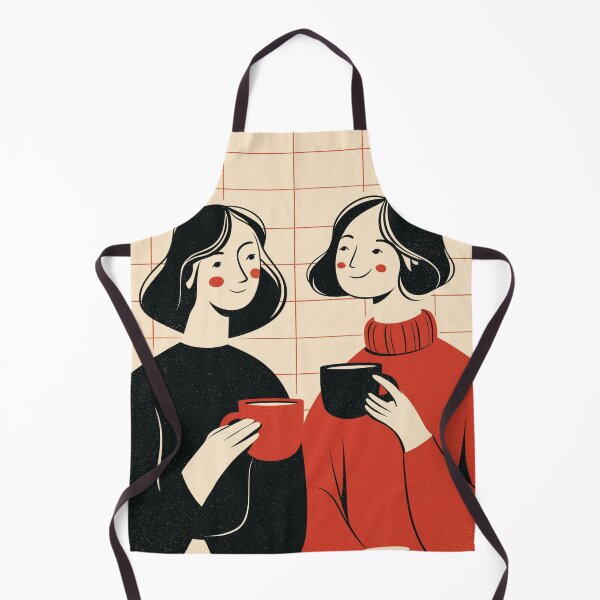 Item preview, Retro Coffee Date Friends Print designed and sold by puttif.