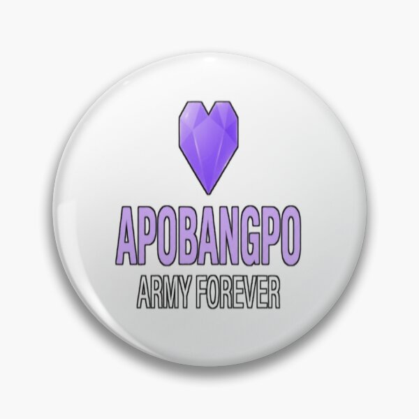 Item preview, Apobangpo Retro Purple Heart Aesthetic Fan Merchandise designed and sold by Niisophotos.