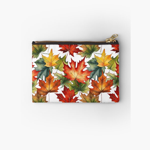Item preview, Autumn Leaf Pattern | White Background | Warm Colors designed and sold by UnhingedBird.