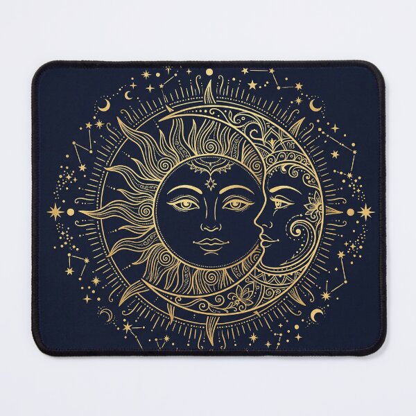 Item preview, Celestial Sun and Moon Face Gold designed and sold by AEVORI.