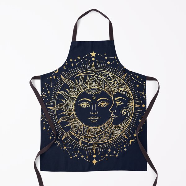 Item preview, Celestial Sun and Moon Face Gold designed and sold by AEVORI.